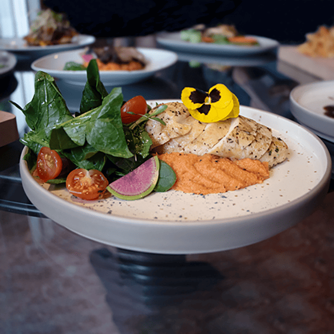 platillo pollo a las finas hierbas